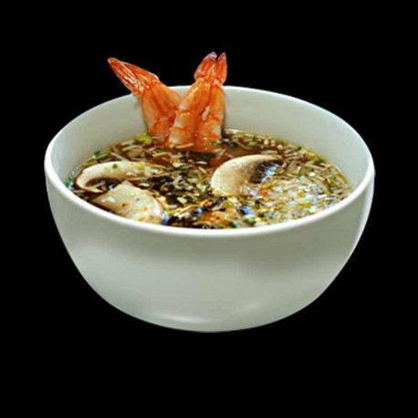 Soupe miso crevette