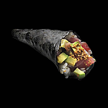 Temaki Thon avocat sésame 1 pièce.