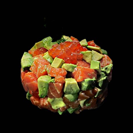 Tartare de saumon avocat sésame