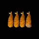 Crevette tempura - 4 pièces.