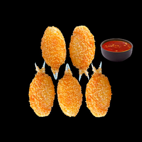 Crevette tempura - 4 pièces.